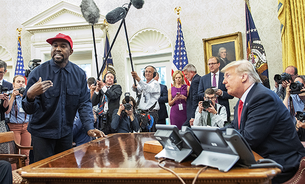 Kanye West and Donald Trump