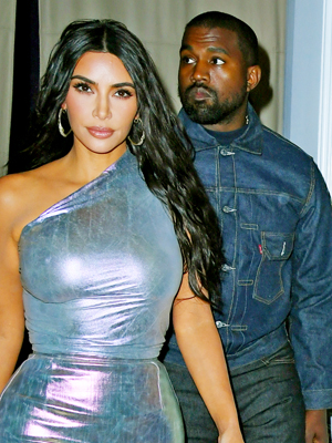 Kim Kardashian and Kanye West