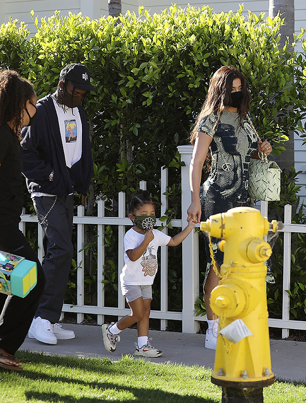 Kylie Jenner, Travis Scott & Stormi Webster