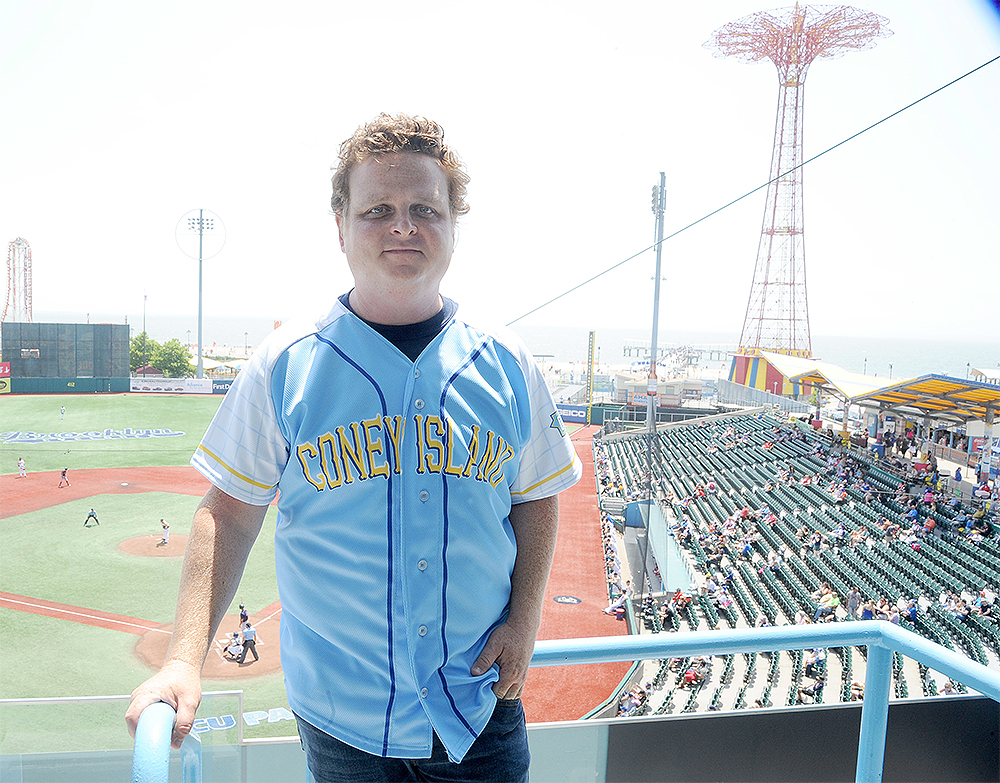 NEW YORK, NY - JULY 22: Actor Patrick Renna, who played the character Hamilton Porter in the movie classic "The Sandlot" visits MCU Park in Brooklyn, New York on July 22, 2018 on "The Sandlot's" 25th anniversary. Photo Credit: George Napolitano/MediaPunch /IPX