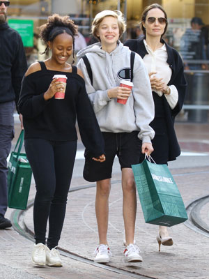 Angelina Jolie, Kids