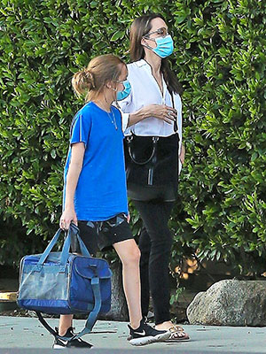Angelina Jolie & daughter Vivienne