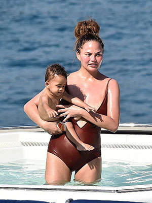 Chrissy Teigen & son Miles