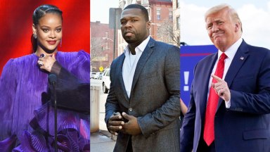 Rihanna, 50 Cent, Donald Trump