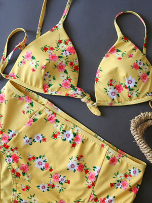 high waist bikini