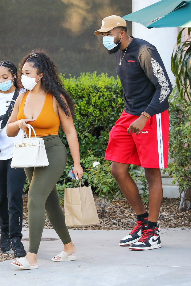 jordyn woods, karl-anthony towns