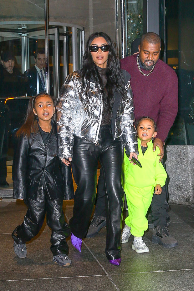 Kanye West, Kim Kardashian, North West, Saint West