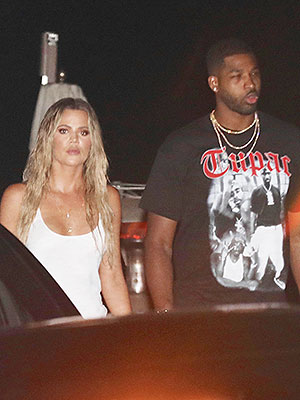 Khloe Kardashian and Tristan Thompson