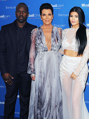 Kris Jenner Corey Gamble Kylie Jenner