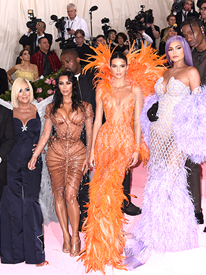Kardashian-Jenner family at 2019 Met Gala