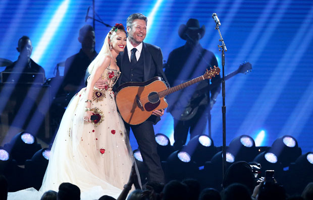 Gwen Stefani and Blake Shelton