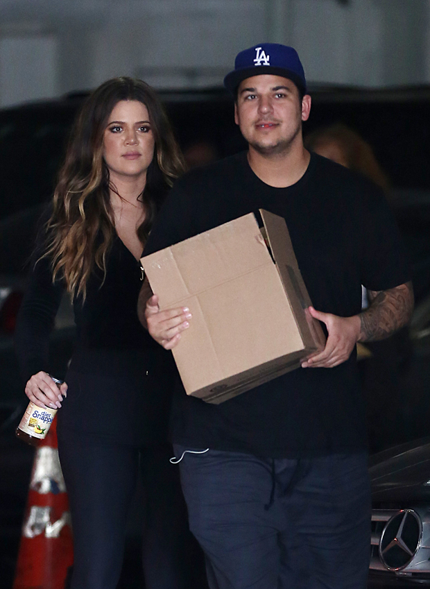 Khloe and Rob Kardashian