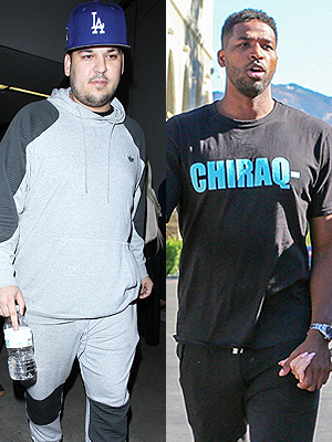 Rob Kardashian Tristan Thompson