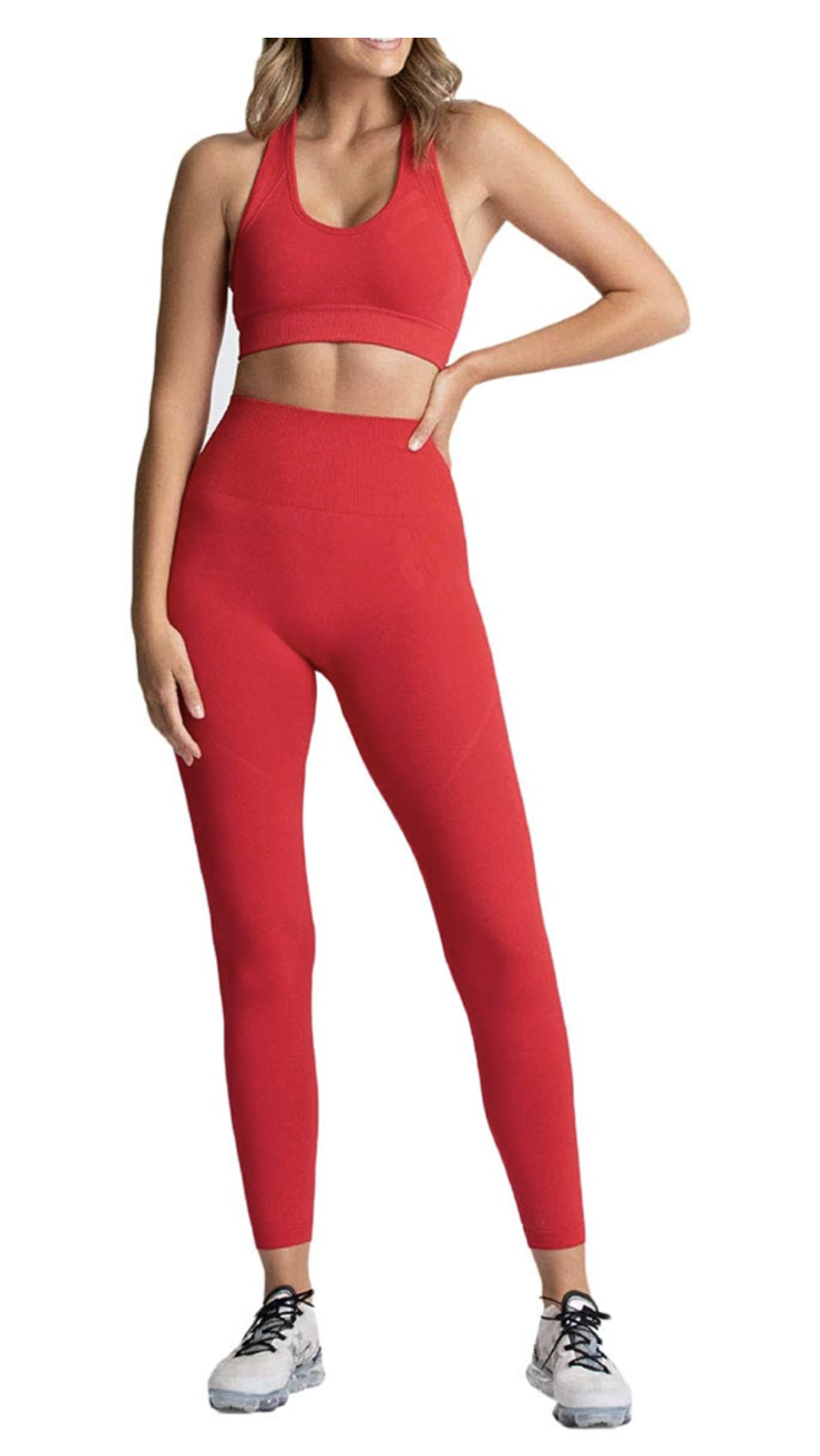 red workout set