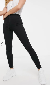 Topshop black skinny jeans