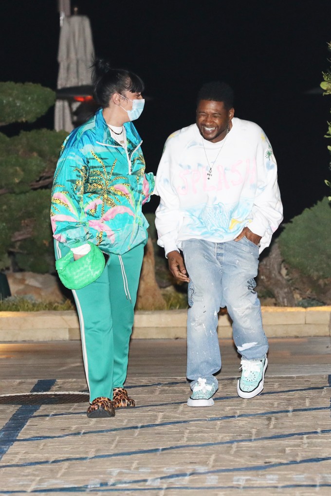 Usher and Jennifer at Nobu Malibu