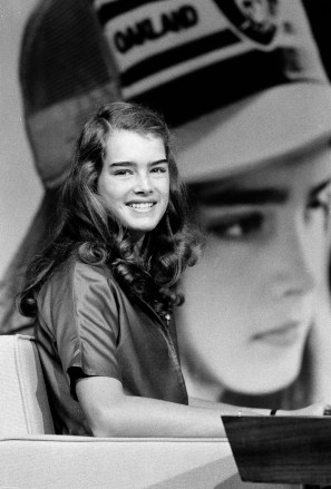 Actress/model Brooke Shields is shown on the set of NBC's "Today Show," April 2, 1979.  (AP Photo/Dave Pickoff)