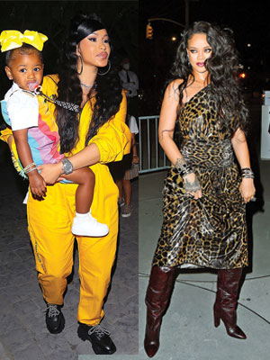 Cardi B, Rihanna