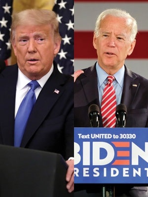 Donald Trump Joe Biden