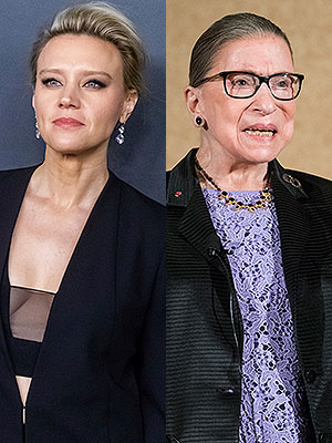 Kate McKinnon and Ruth Bader Ginsburg