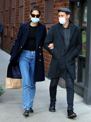 Katie Holmes and Emilio Vitolo Jr.