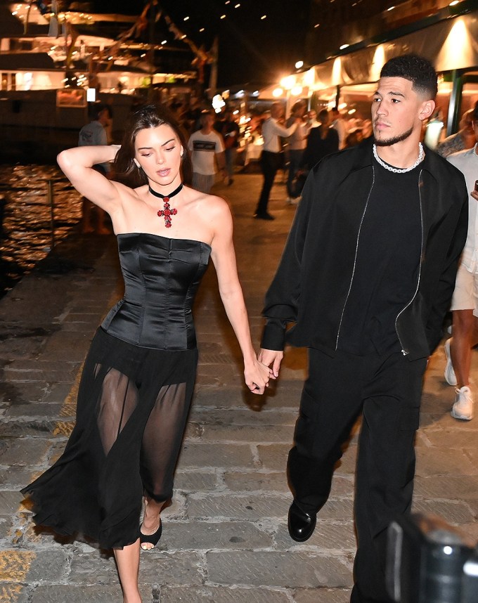 Kendall Jenner & Devin Booker Hold Hands in Italy