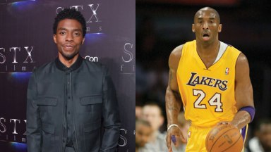 Chadwick Boseman and Kobe Bryant