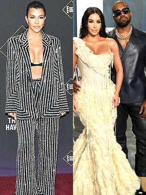 Kourtney Kardashian, Kim Kardashian, Kanye West