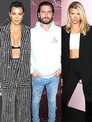 Kourtney Kardashian, Scott Disick & Sofia Richie