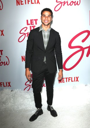 Let it Snow Premiere - Los Angeles. 04 Nov 2019 Pictured: Mason Gooding. Photo credit: Jen Lowery / MEGA TheMegaAgency.com +1 888 505 6342 (Mega Agency TagID: MEGA542469_079.jpg) [Photo via Mega Agency]