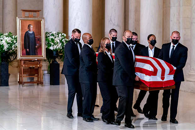 Ruth Bader Ginsburg Casket