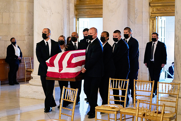 Ruth Bader Ginsburg Casket