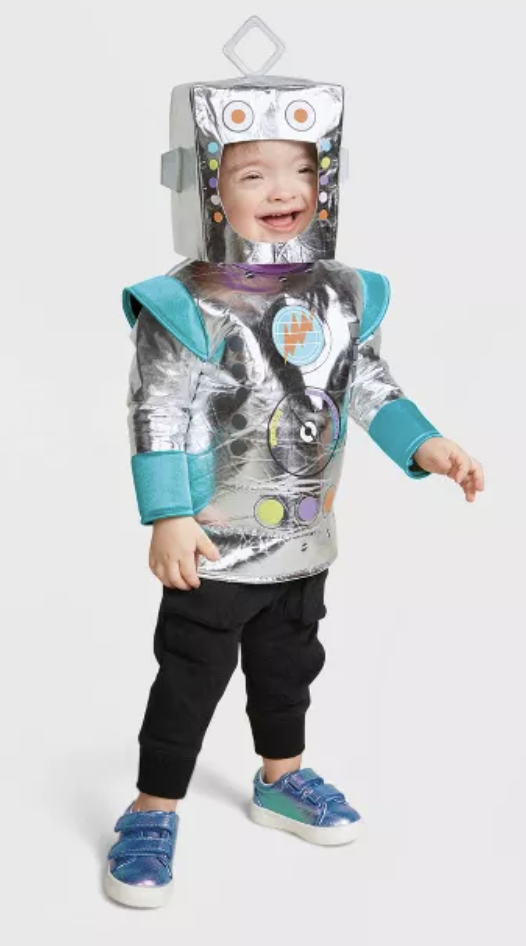 baby robot costume