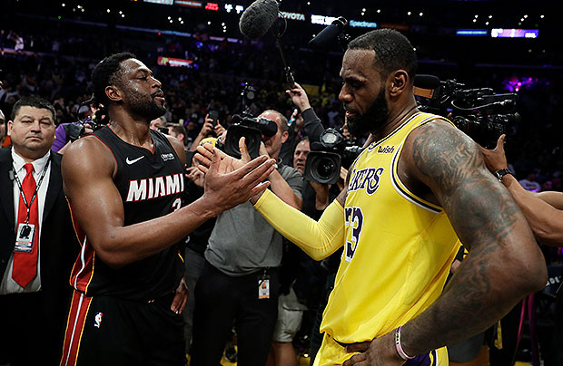 Dwyane Wade and LeBron James