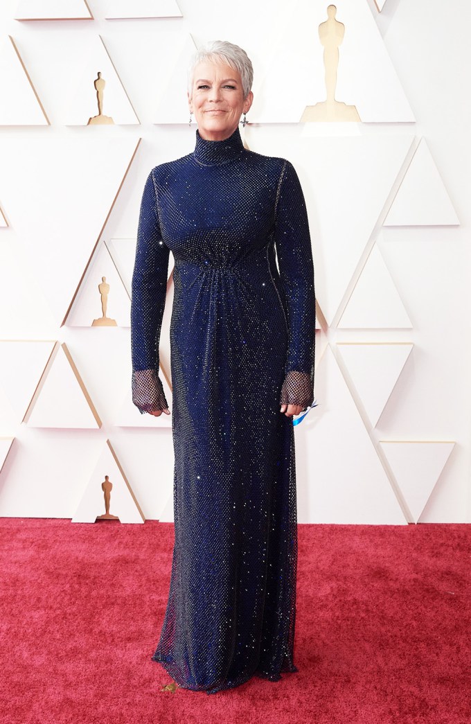 Jamie Lee Curtis at the 2022 Academy Awards