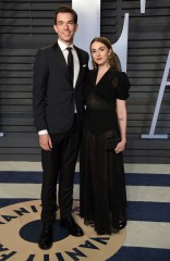 John Mulaney, Annamarie Tendler. John Mulaney, left, and Annamarie Tendler arrive at the Vanity Fair Oscar Party, in Beverly Hills, Calif
90th Academy Awards - Vanity Fair Oscar Party, Beverly Hills, USA - 04 Mar 2018