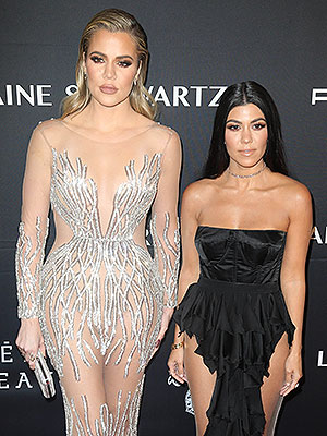 Khloe and Kourtney Kardashian