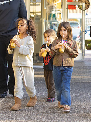 North West and Reign Disick