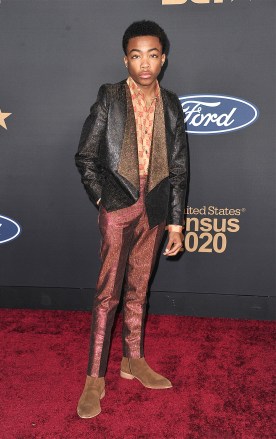 Asante Blackk arrives at the 51st NAACP Image Awards at the Pasadena Civic Auditorium on Saturday, Feb. 22, 2020, in Pasadena, Calif. (Photo by Richard Shotwell/Invision/AP)