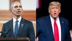 Barack Obama, Donald Trump