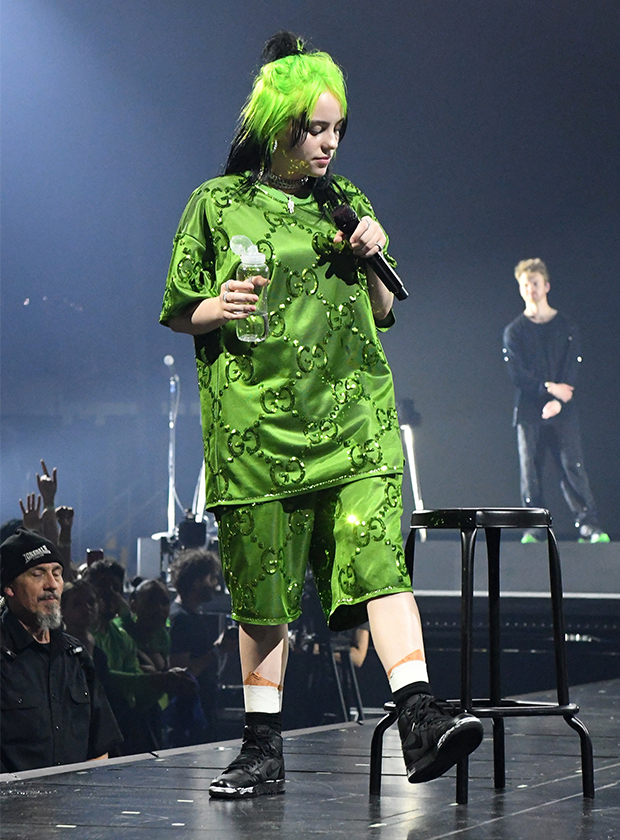 Billie Eilish performing 