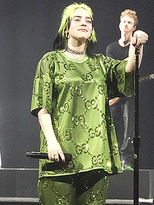 Billie Eilish performing