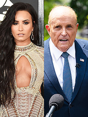 Demi Lovato and Rudy Giuliani