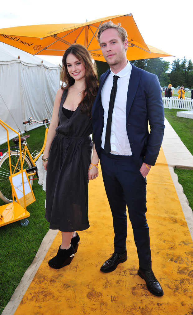 Lily James and Jack Fox