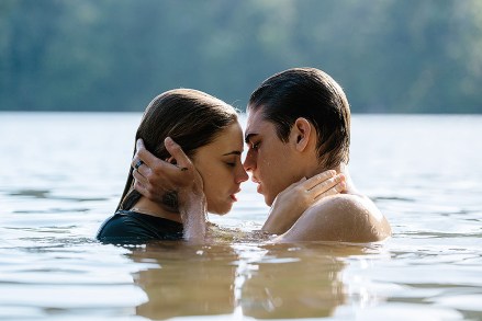 AFTER, from left: Josephine Langford, Hero Fiennes Tiffin, 2019. ph: Quantrell D. Colbert/ © Aviron Pictures /courtesy Everett Collection