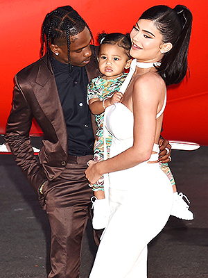 Kylie Jenner, Travis Scott & Stormi Webster
