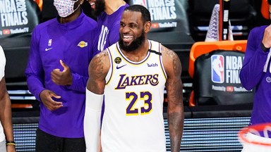 LeBron James for the Lakers