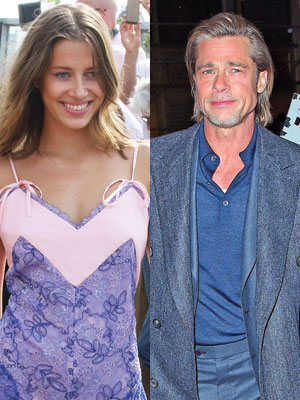 Nicole Poturalski and Brad Pitt