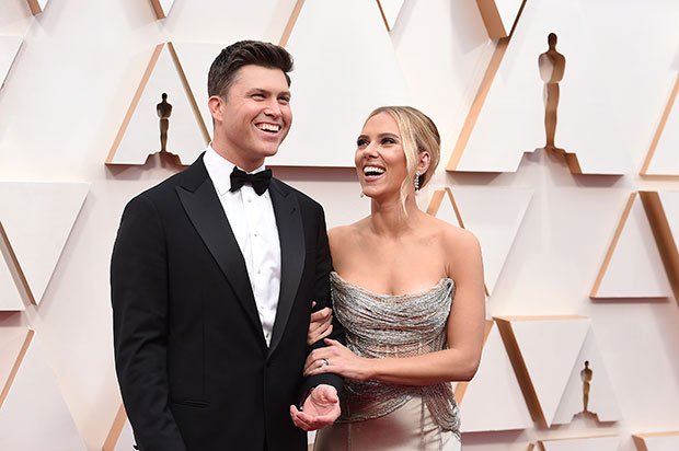 Scarlett Johansson Colin Jost