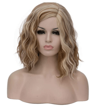 blonde wig